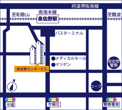 泉佐野センタービル地図